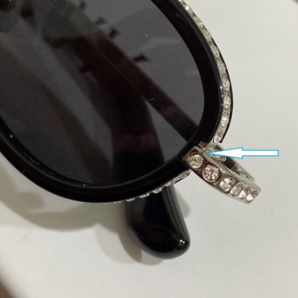 NWB AREA NYC CRYSTAL RHINESTONE SUNGLASSES $400 main image 7